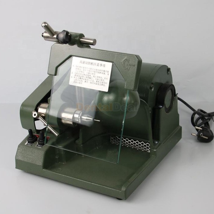 LZ 370W Dental Lab High Speed Cutting Polishing Lathe with Spindle Alloy Grinder 18,000RPM